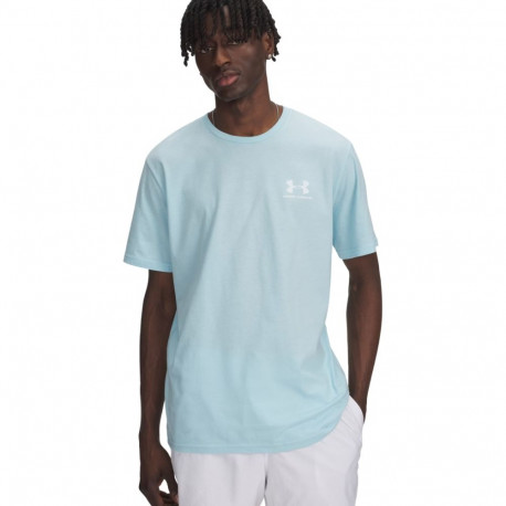 Koszulka męska Under Armour Sportstyle Left Chest Ss jasnoniebieska 1326799 494 M