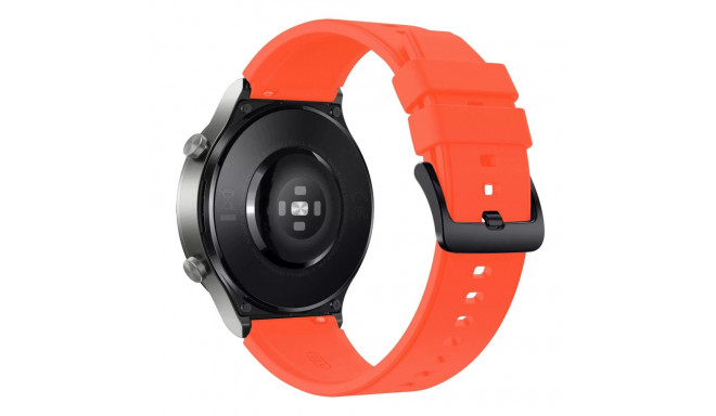 Silicone Strap for Huawei Watch GT 2 / 3 / 4 / 2 Pro / 3 Pro / 4 Pro / GT 2e - Orange