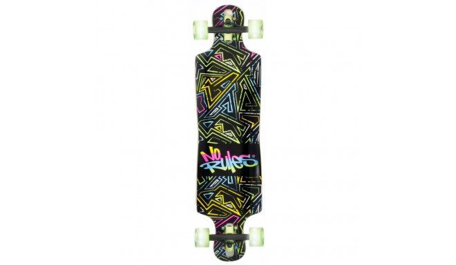 No Rules D3 Longboard NEON Skateboard ABEC 7 with Lights AU 361