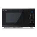 Sharp mikrolaineahi grilliga YC-MG252AE-B, vabalt seisev, 25 L, 900 W, grill, must