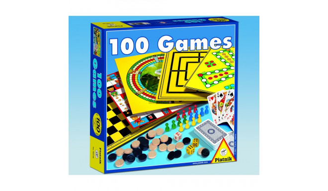 PIATNIK Board game set 100 Games (In Estonian, Russian lang.)
