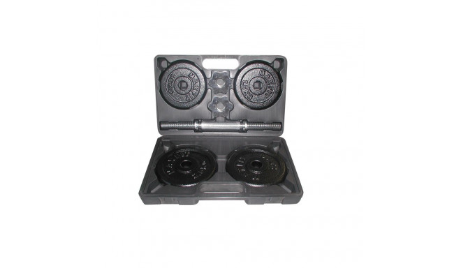 Cast iron weight dumbbells set with case TOORX 1.5-10 kg