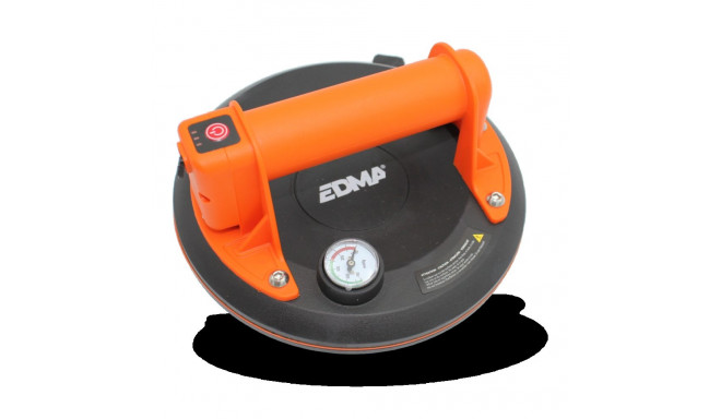 AUTOMATIC CORDLESS ELECTRIC SUCTION CUP, ANALOG PRESSURE GAUGE