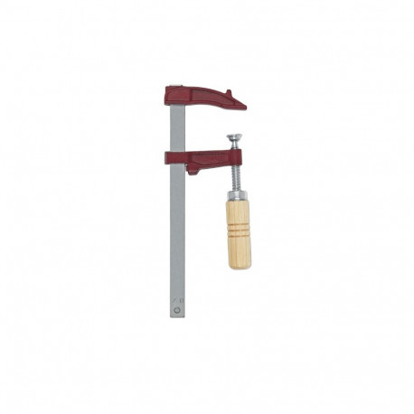 Clamp MM 15cm, jaw depth 7cm, max 4000N, wooden handle