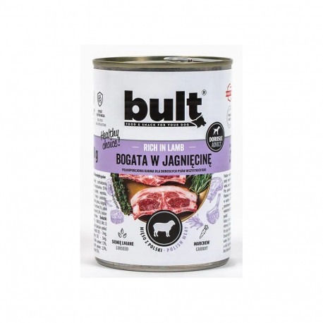 BULT Rich in lamb - Wet dog food - 800 g