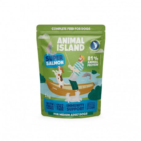 ANIMAL ISLAND Salmon - dry dog food - 1kg