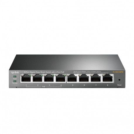 TP-Link lüliti 8-portine gigabit easy smart 4 PoE-pordiga