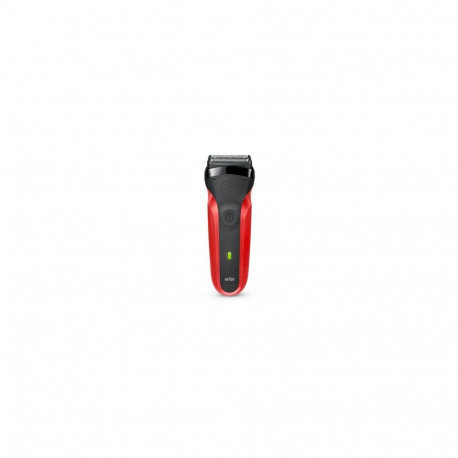 Braun Series 3 300s Foil shaver Trimmer Black, Red