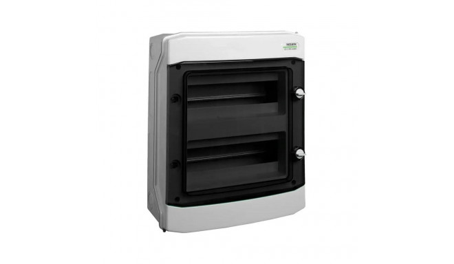 Surface-mounted installation enclosure, plastic, surface-mounted, IP65, 2 rows, 12 modules, 1500V DC