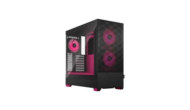 Fractal Design arvutikorpus Pop Air RGB Magenta Core TG Clear Tint ATX mATX Mini ITX