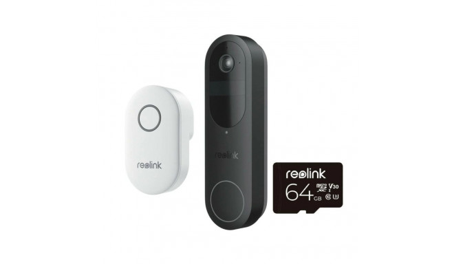 Reolink D340B Doorbell Battery with Chime and 64GB SD Card