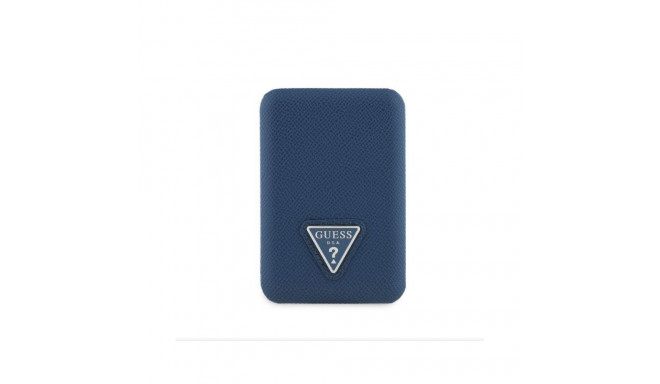 Guess uess PU Grained Triangle Logo MagSafe Powerbank 5000mAh Blue