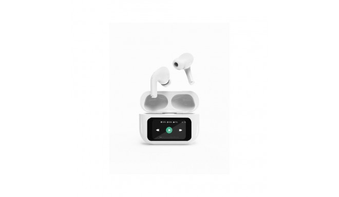 Gembird HEADSET BLUETOOTH/WHITE TWS-LCD-ANC-01-W