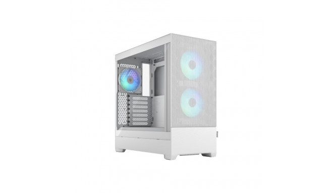 Fractal Design Pop Air RGB White TG Clear Tint, ATX, mATX, Mini ITX, Power supply included No
