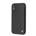 BMW kaitseümbris Apple iPhone XR Signature Hard Case Real Carbon, must