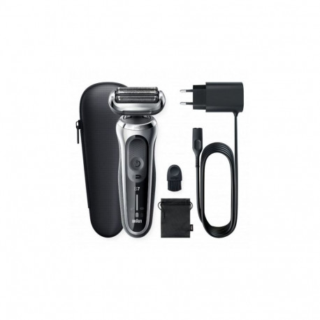 Braun Shaver 71-S1000s Operating time (max) 50 min, Wet&Dry, Silver/Black