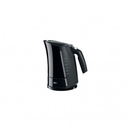 Braun Kettle WK500BK Multiquick 5 Standard, 3000 W, 1.7 L, Plastic, Black, 360 rotational base