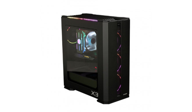 ZALMAN X3 BLACK ATX, ARGB fan x4, T/G