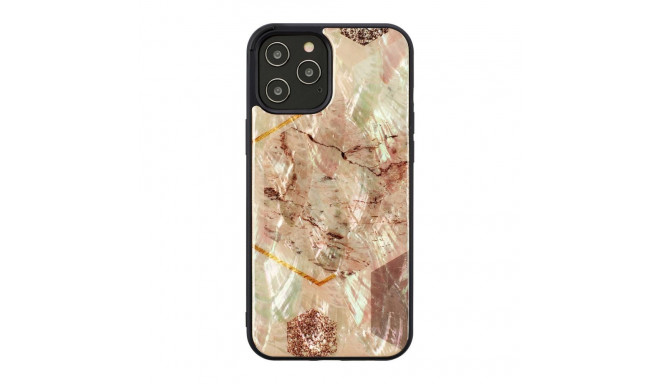 Ikins Apple case for Apple iPhone 12 Pro Max pink marble