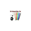 iLike Universal PN1 Universal 2in1 Capacitive Touch Stylus with Pen (Smartphone and Tablet PC) Purpl