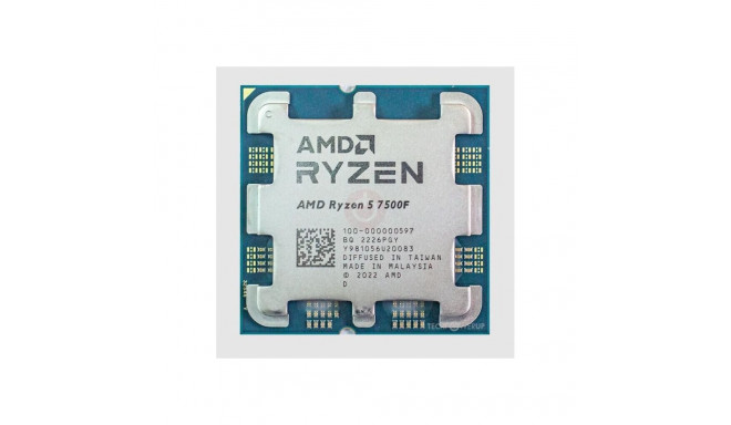 AMD CPU||Desktop|Ryzen 5|7500F|3700 MHz|Cores 6|6MB|Socket SAM5|65 Watts|OEM|100-000000597