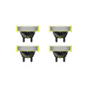 Philips QP440/50 OneBlade Replaceable blade, 4 pcs, Black/Green