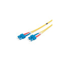 Digitus Patch Cord FO, Duplex, SC to SC SM OS2 09/125 , 1 m Yellow, SC, SC