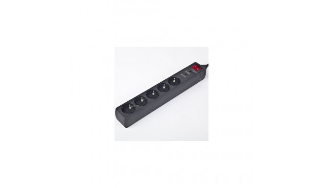 EnerGenie Surge Protector SPG5-C-5/ 1.5 m/ 5 Sockets/ Black
