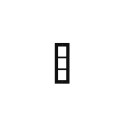 2N ENTRY PANEL 3MOD. FLUSH FRAME/BLACK/ IP VERSO 9155013B