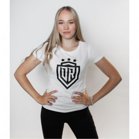 Dinamo - Women's T-SHIRT DINAMO WITH BLACK PRINT L White