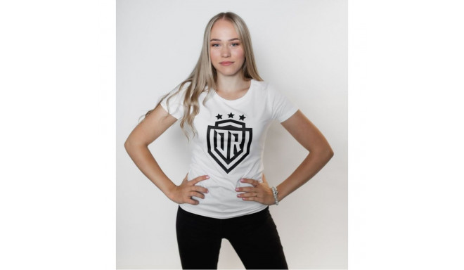 Dinamo - Women's T-SHIRT DINAMO WITH BLACK PRINT XS White