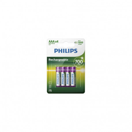 Philips R03B4A70/10 Rechargeable AAA / 4pcs