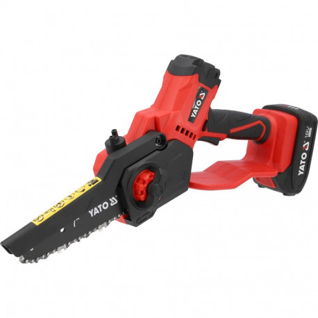 Yato YT-828133 harjata mootorsaag, 18V, 7" latt, 2Ah, 34 lüli, 8 m/s, automaatne määrimine, laadimis