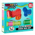Plastic mass Wonder Factory Never Dry Dough Mega Box Set