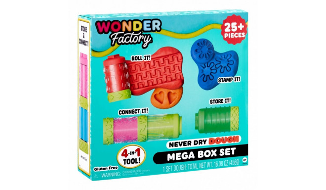 Plastic mass Wonder Factory Never Dry Dough Mega Box Set