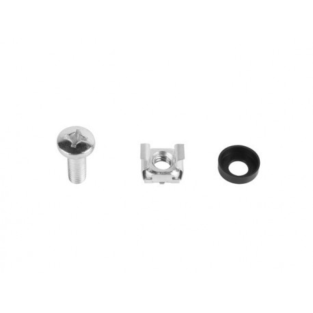 Product Name: M6 Rack Mount Screw and Cage Nut Set (20 Pack)
Specifications