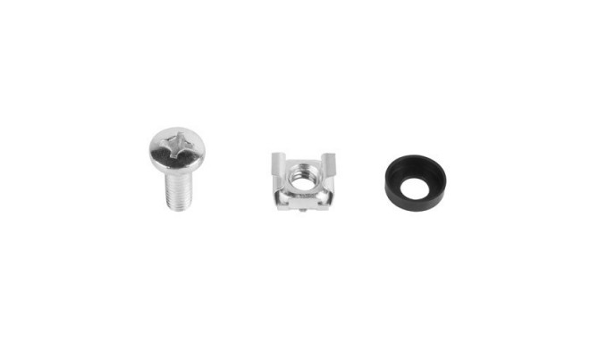 Product Name: M6 Rack Mount Screw and Cage Nut Set (20 Pack)
Specifications