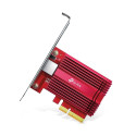 Network Card - TP-Link TX401 10Gbps Internal Red TP-Link TX401 10Gbps Internal Ethernet Network Card