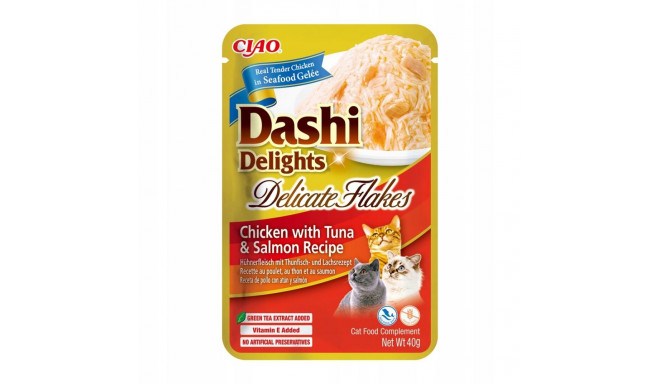 Cat Treat - INABA Dashi Delights Chicken Tuna Salmon Flakes 40g