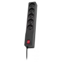LESTAR 1966006356 power extension 3 m 230 AC outlet(s) Indoor Black LESTAR 1966006356 power extension 3 m 230 AC outlet(s) Indoor Black