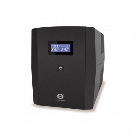 Conceptronic ZEUS08EM 1500VA 900W UPS, IEC, Schuko