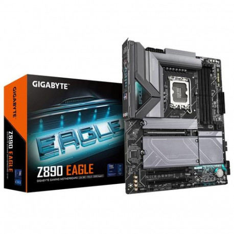 GIGABYTE Z890 EAGLE Motherboard - Supports Intel Core Ultra (Series 2) CPUs, 14+1+2 phases VRM, up t