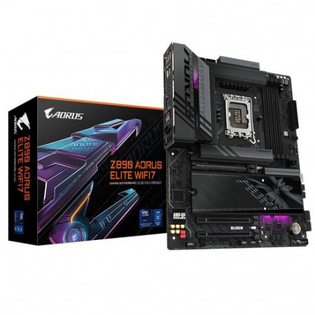 GIGABYTE Z890 AORUS ELITE WIFI7 Motherboard - Supports Intel Core Ultra (Series 2) CPUs, 16+1+2 phas