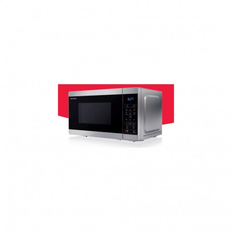 Sharp YC-MS02E-S microwave Silver Solo microwave Countertop 20 L 800 W