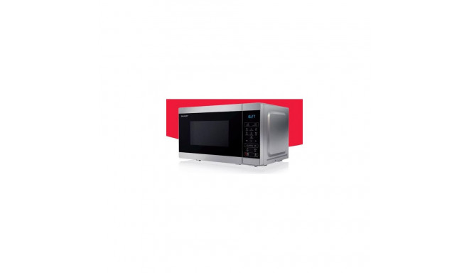Sharp YC-MS02E-S microwave Silver Solo microwave Countertop 20 L 800 W