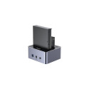 UNITEK Y-3026GY01-EU storage drive docking station USB 3.2 Gen 1 (3.1 Gen 1) Type-B Grey