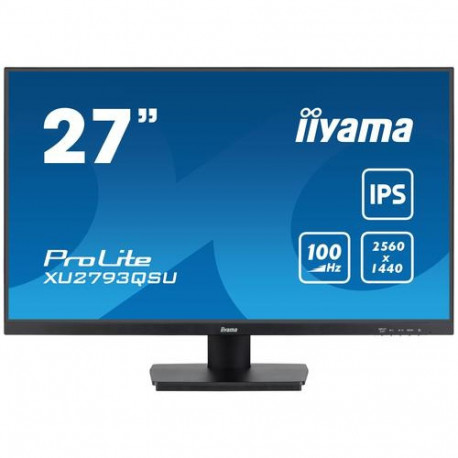 iiyama ProLite XU2793QSU-B7 computer monitor 68.6 cm (27") 2560 x 1440 pixels Quad HD LED Black
