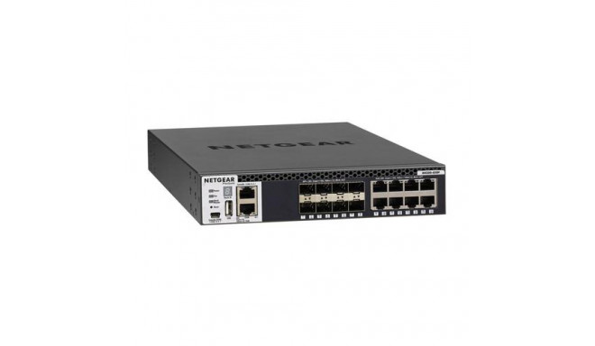 NETGEAR M4300-8X8F Managed L3 10G Ethernet (100/1000/10000) 1U Black