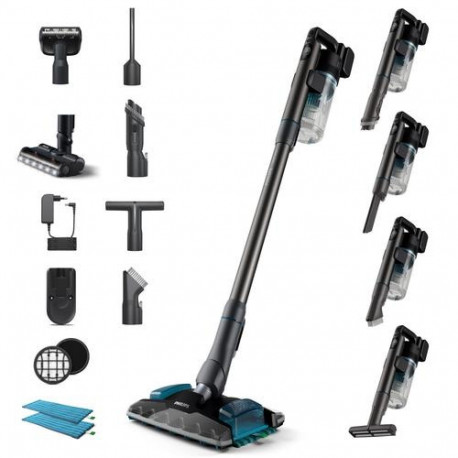Philips 8000 series XC8057/01 stick vacuum/electric broom Battery Dry&amp;wet Cyclonic Bagless 0