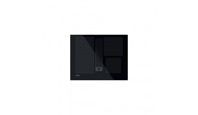 Whirlpool WVH 1065B F KIT Black Built-in 65 cm Zone induction hob 4 zone(s) Built-in hood